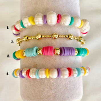 Spring Rainbow Bracelets